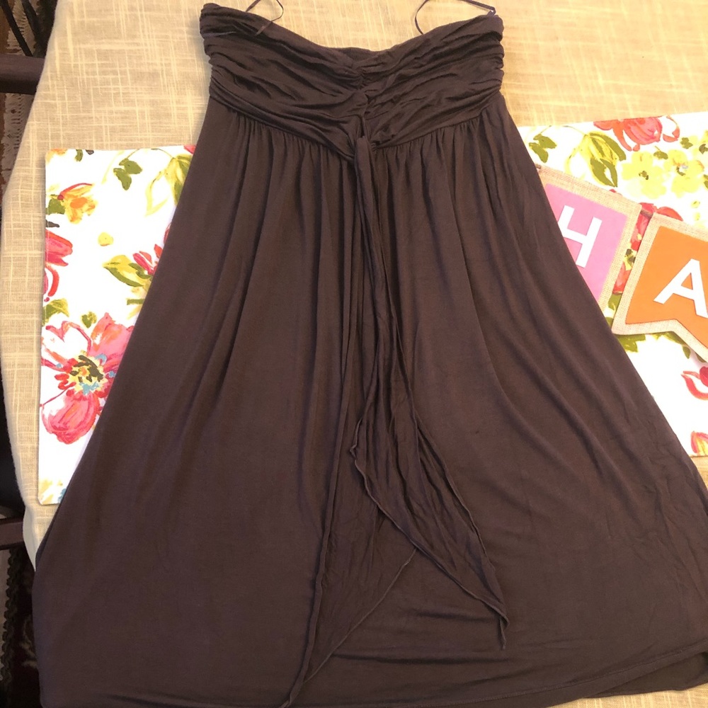 Strapless dress